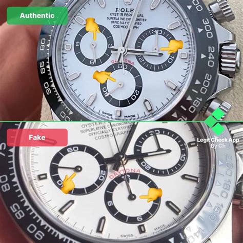 daytona oro bianco falso|how to spot a fake daytona.